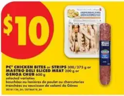 No Frills pc chicken bites or strips offer