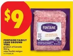 No Frills Fontaine family lean ground veal offer