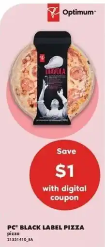 No Frills PC black label pizza offer