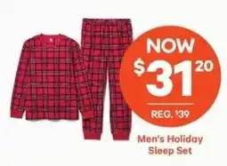 No Frills Men's Holiday Sleep Set offer