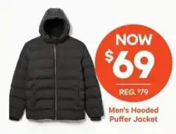 No Frills Men's Hooded Puffer Jacket offer