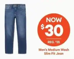 No Frills Men's Medium Wash Slim Fit Jean offer
