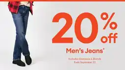 No Frills Men's Jeans offer