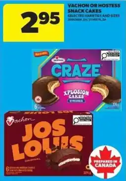 Real Canadian Superstore Vachon or Hostess snack cakes offer