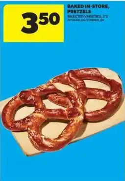 Real Canadian Superstore Baked in-store pretzels offer