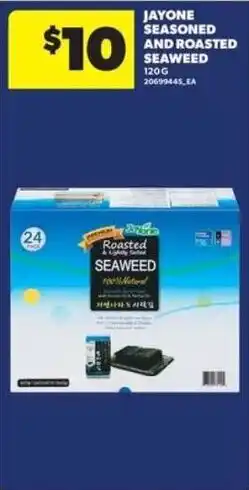 Real Canadian Superstore Jayone seasoned and roasted seaweed offer