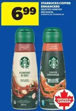 Real Canadian Superstore Starbucks coffee enhancers offer