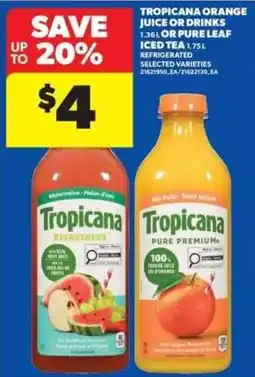 Real Canadian Superstore Tropicana orange juice or drinks offer