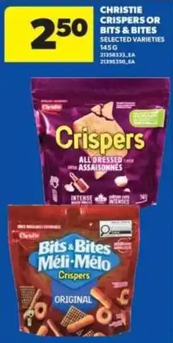 Real Canadian Superstore Christie crispsers or bits & bites selected varieties offer