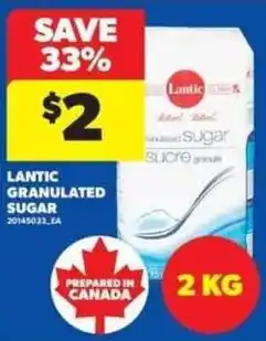 Real Canadian Superstore Lantic granulated sugar offer
