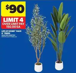 Real Canadian Superstore Life at Home faux 6' trees offer