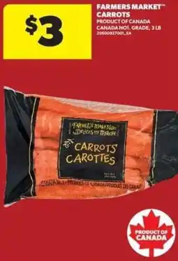 Real Canadian Superstore Farmers market carrots offer