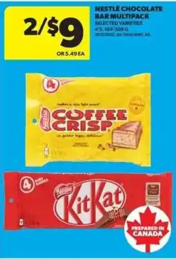 Real Canadian Superstore Nestle chocolate bar multipack offer
