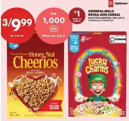 Real Canadian Superstore General Mills retail size cereal offer