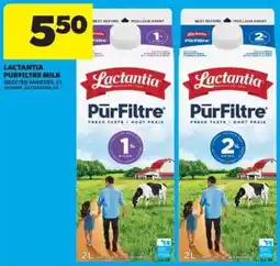 Real Canadian Superstore Lactantia purfiltre milk offer