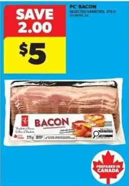 Real Canadian Superstore PC bacon offer
