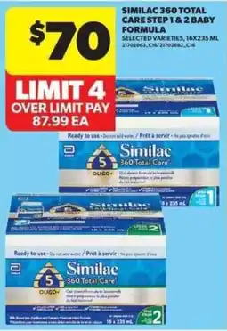 Real Canadian Superstore Similac 360 Total Care Step 1 & 2 Baby Formula offer