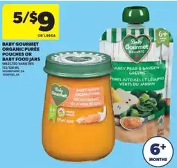 Real Canadian Superstore Baby Gourmet organic purée pouches or baby food jars offer