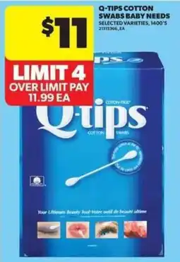 Real Canadian Superstore Q-tips cotton swabs baby needs offer