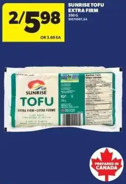 Real Canadian Superstore Sunrise tofu extra firm offer