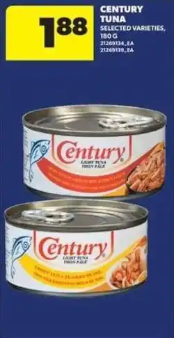Real Canadian Superstore Century tuna selected varieties offer