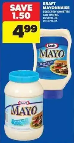 Real Canadian Superstore Kraft mayonnaise offer