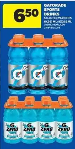 Real Canadian Superstore Gatorade sports drinks offer