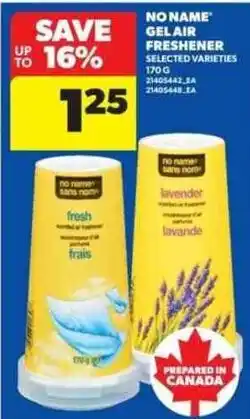 Real Canadian Superstore No Name gel air freshener offer