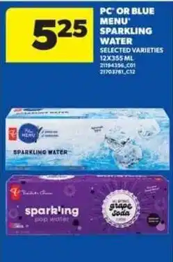 Real Canadian Superstore PC sparkling water offer