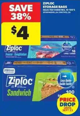 Real Canadian Superstore Ziploc storage bags offer