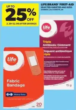 Real Canadian Superstore Life Brand fabric bandage offer