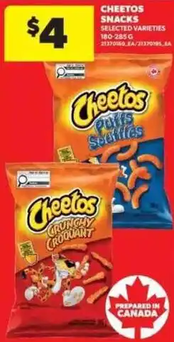 Real Canadian Superstore Cheetos snacks offer