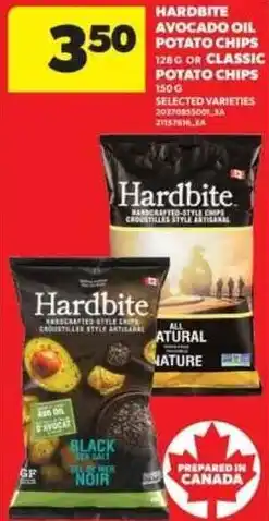 Real Canadian Superstore Hardbite avocado oil potato chips offer