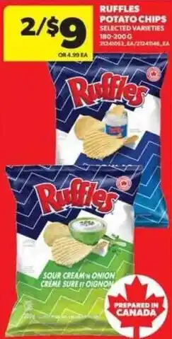 Real Canadian Superstore Ruffles potato chips offer