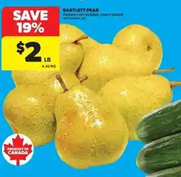 Real Canadian Superstore Bartlett pear offer
