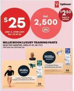 Real Canadian Superstore Millie Moon luxury training pants offer