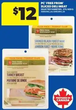 Real Canadian Superstore PC sliced deli meat offer