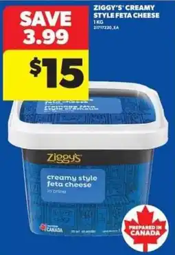 Real Canadian Superstore Ziggy's creamy style feta cheese offer