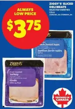 Real Canadian Superstore Ziggy's sliced deli meats selected varieties offer