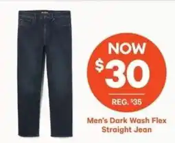 Real Canadian Superstore Men's Dark Wash Flex Straight Jean offer