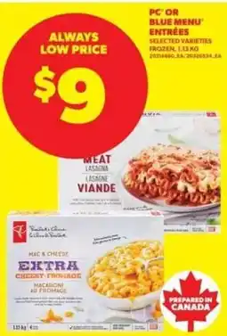 Real Canadian Superstore PC meat lasagna offer