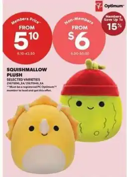 Real Canadian Superstore Squishmallow plush offer