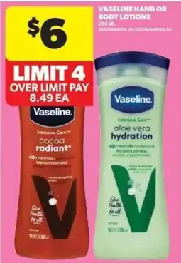 Real Canadian Superstore Vaseline hand or body lotions offer