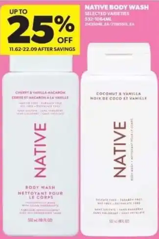 Real Canadian Superstore Native body wash offer