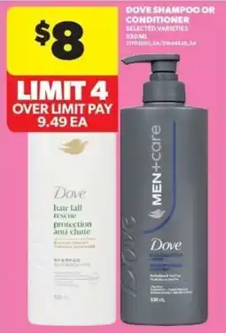 Real Canadian Superstore Dove shampoo or conditioner offer
