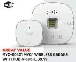 Canadian Tire MYQ-g0401 myq wireless garage wi-fi hub offer