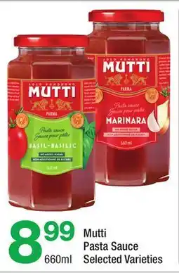 Highland Farms Mutti Pasta Sauce offer