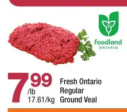Highland Farms Fresh Ontario Regular Ground Veal offer