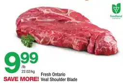 Highland Farms Fresh Ontario Veal Shoulder Blade offer