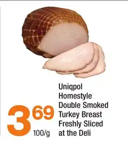 Highland Farms Uniqpol Homestyle Double Smoked Turkey Breast offer